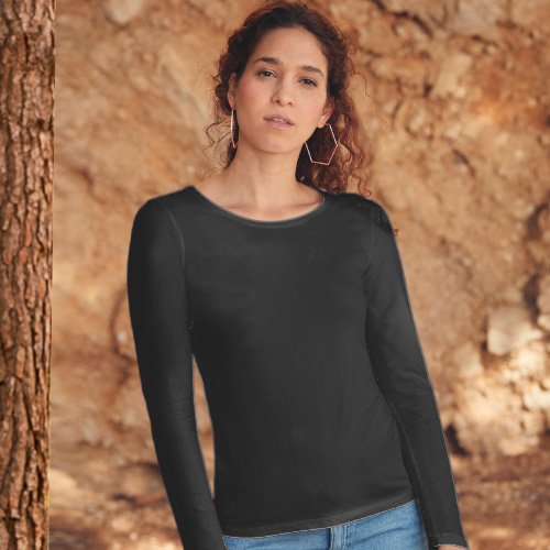 CAMISETA MANGA LARGA MUJER